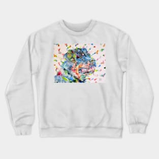 ROTTWEILER watercolor portrait .2 Crewneck Sweatshirt